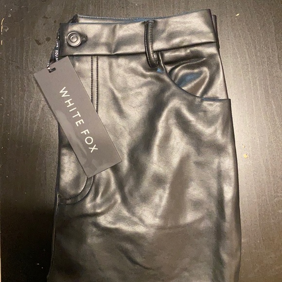 Faux leather pants - Picture 1 of 2